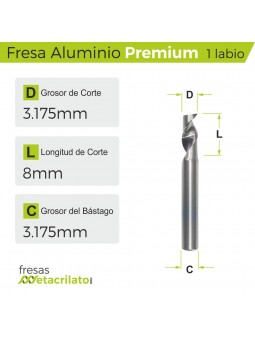 FRESA PARA ALUMINIO PA308