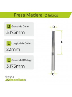 FRESA PARA MADERA  M322