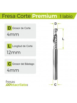 Fresa corte pvc o...